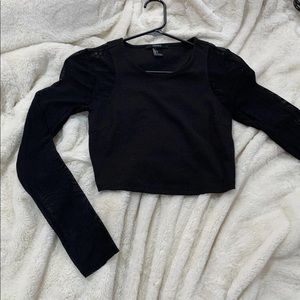 Long Sleeve Crop Top